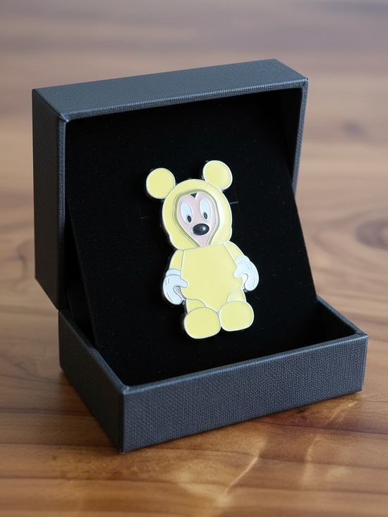 Disney Accessories - Disney Yellow Mickey Bear Enamel Pin